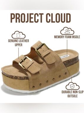 NEW PROJECT CLOUD Platform Sandals